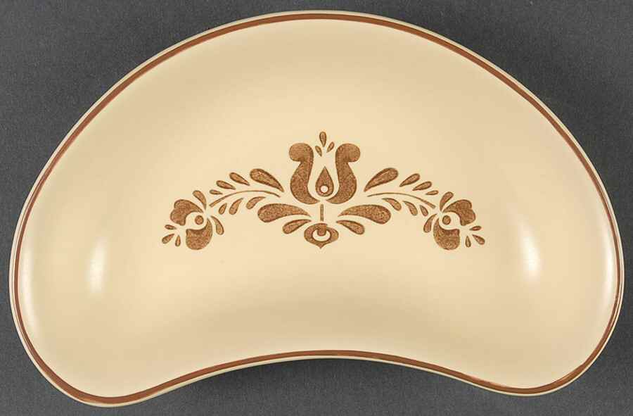 Village (Made in China) Crescent Salad Plate by Pfaltzgraff-1