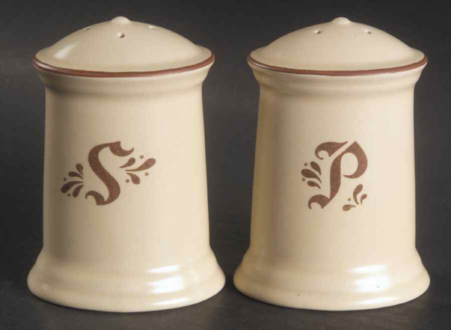 Village (Made in China) Salt & Pepper Set by Pfaltzgraff-1