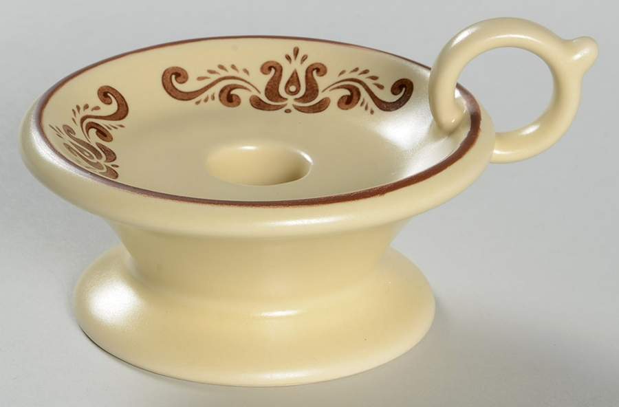 Village (Made in China) Handled Candleholder by Pfaltzgraff-1