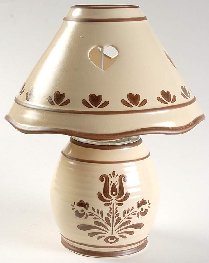 Village (Made in China) Votive Lamp & Shade by Pfaltzgraff-1