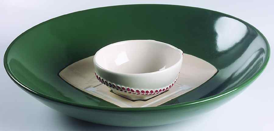 Game Plan (2 Piece) Chip & Dip Set by Pottery Barn China-1