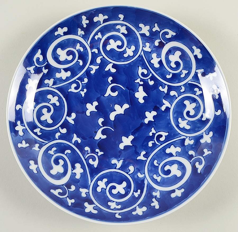 Indigo Luncheon Plate by Pottery Barn China-1