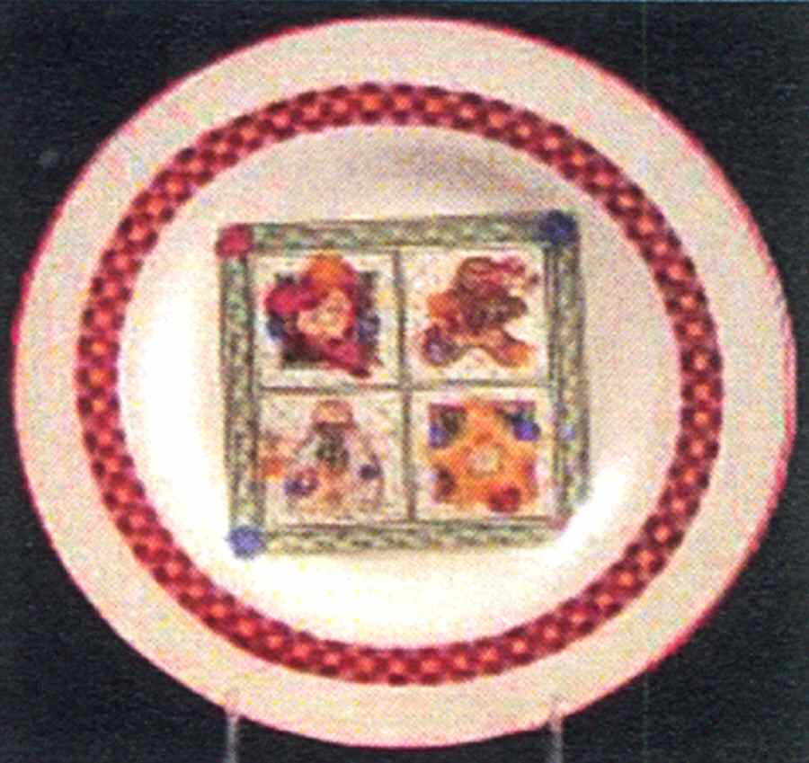 Crafty Christmas Salad Plate by Pfaltzgraff-1