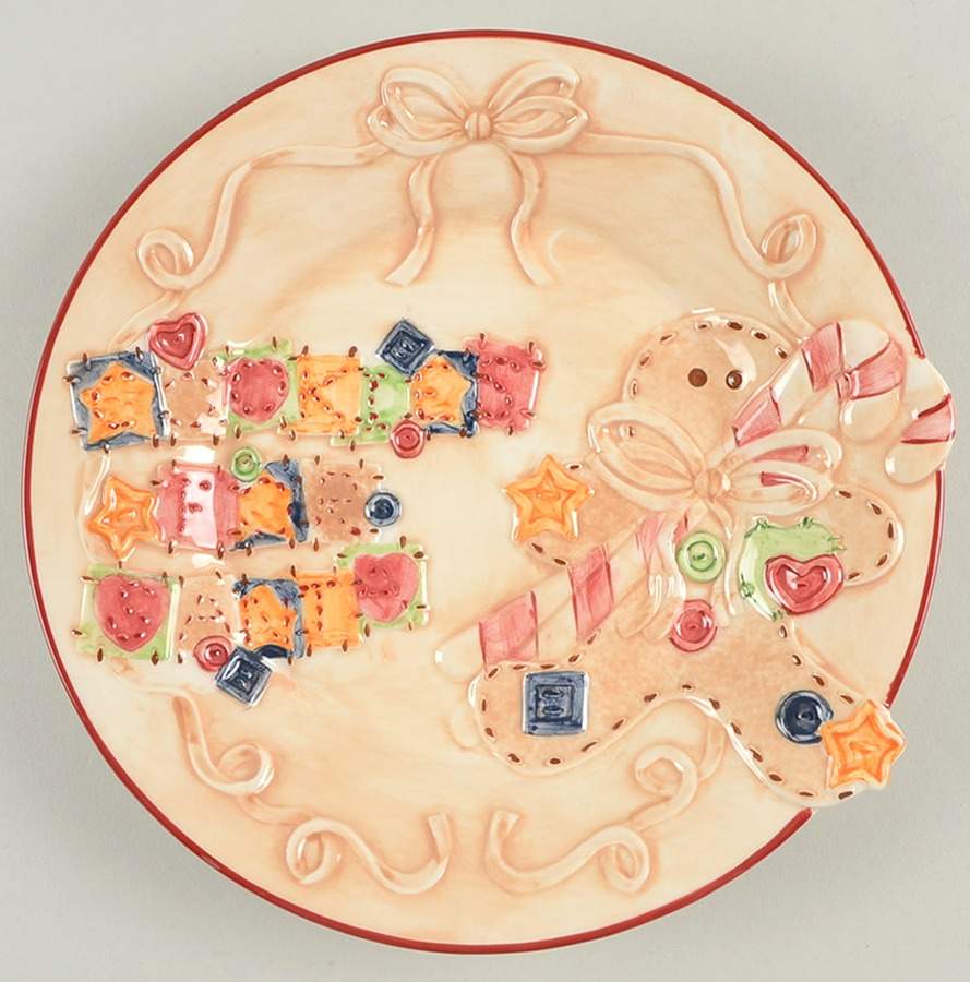 Crafty Christmas Cookies for Santa Luncheon Plate by Pfaltzgraff-1