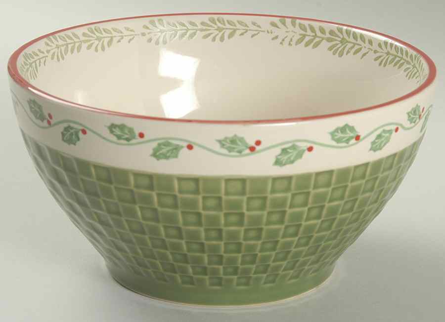 Merriweather Christmas Soup/Cereal Bowl by Pfaltzgraff-1