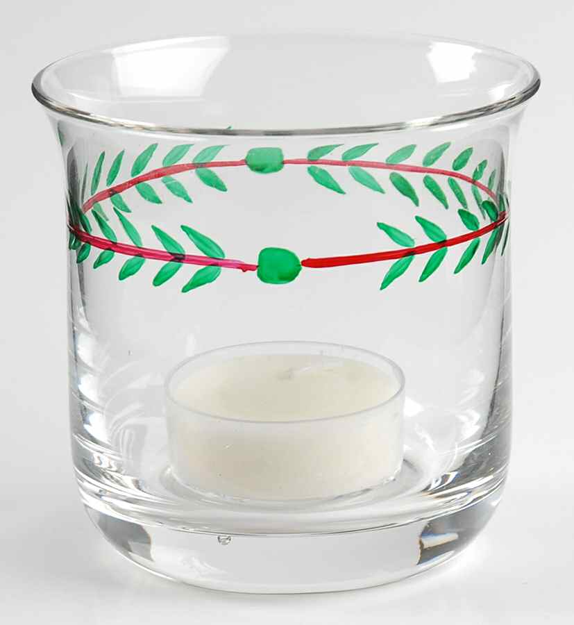 Merriweather Christmas Glassware Votive Candleholder by Pfaltzgraff-1