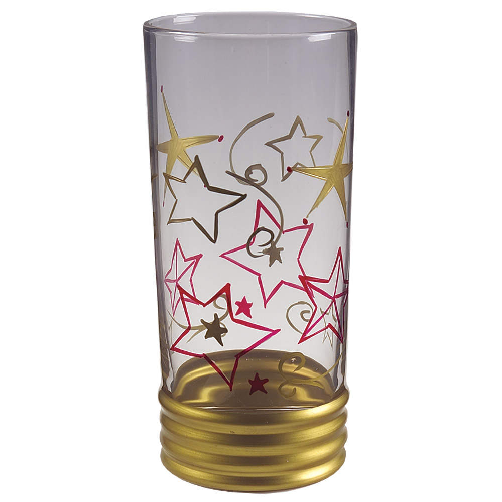 Holiday Cheer 20 Oz Handpainted Glassware Cooler by Pfaltzgraff-1