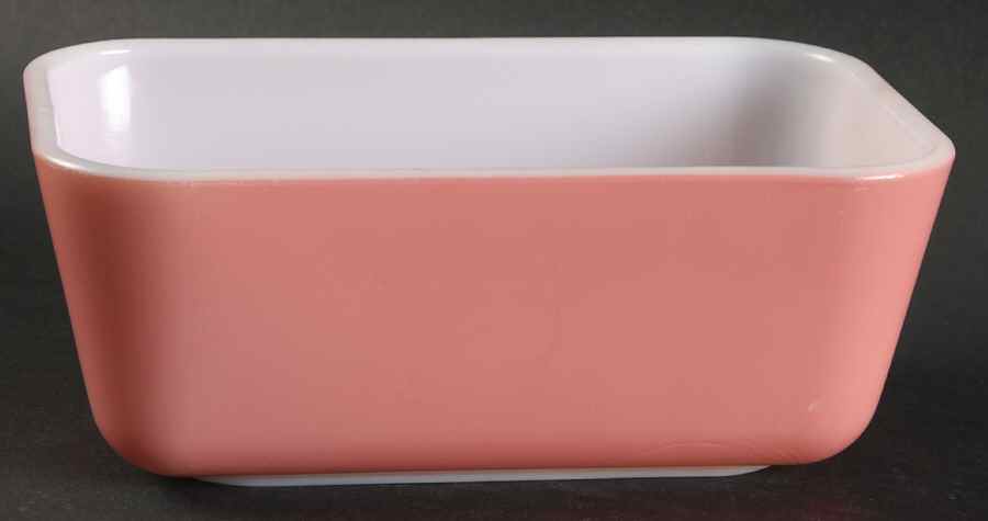 Pink Medium Refrigerator Jar No Lid by Pyrex-1