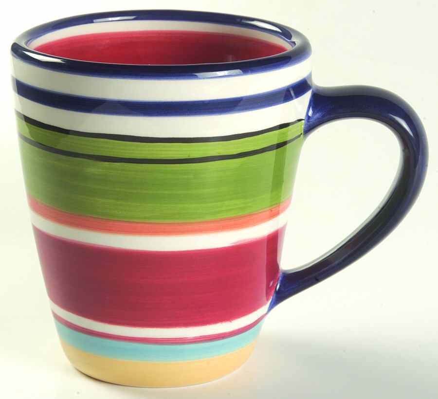 Espadrille Stripe Mug by Pottery Barn China-1
