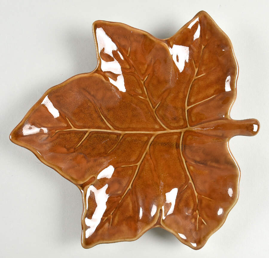Harvest Leaf Leaf Shape Salad Plate by Pottery Barn China-1