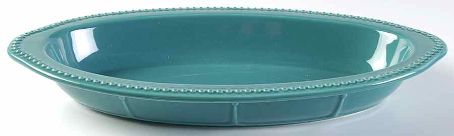 Pavillion del Mar 15" Oval Vegetable Bowl by Princess House-1
