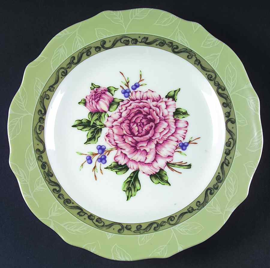 Vintage Garden Salad/Dessert Plate by Princess House-1