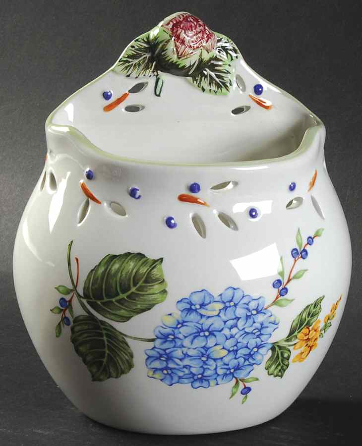Vintage Garden Wall Pocket Vase by Princess House-1