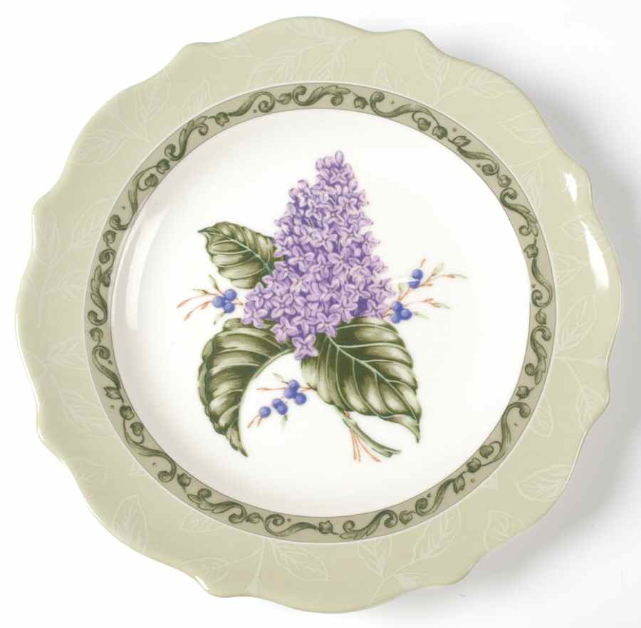 Vintage Garden Salad/Dessert Plate by Princess House-1