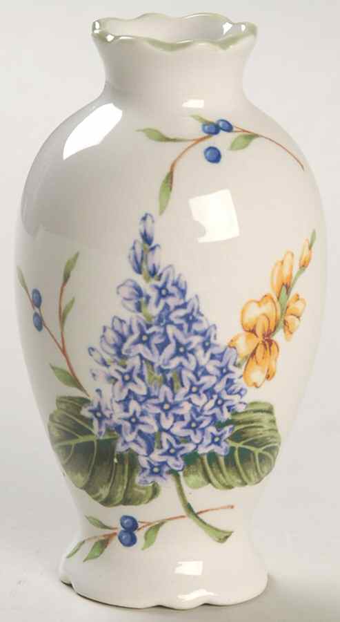 Vintage Garden 4" Bud Vase by Princess House-1