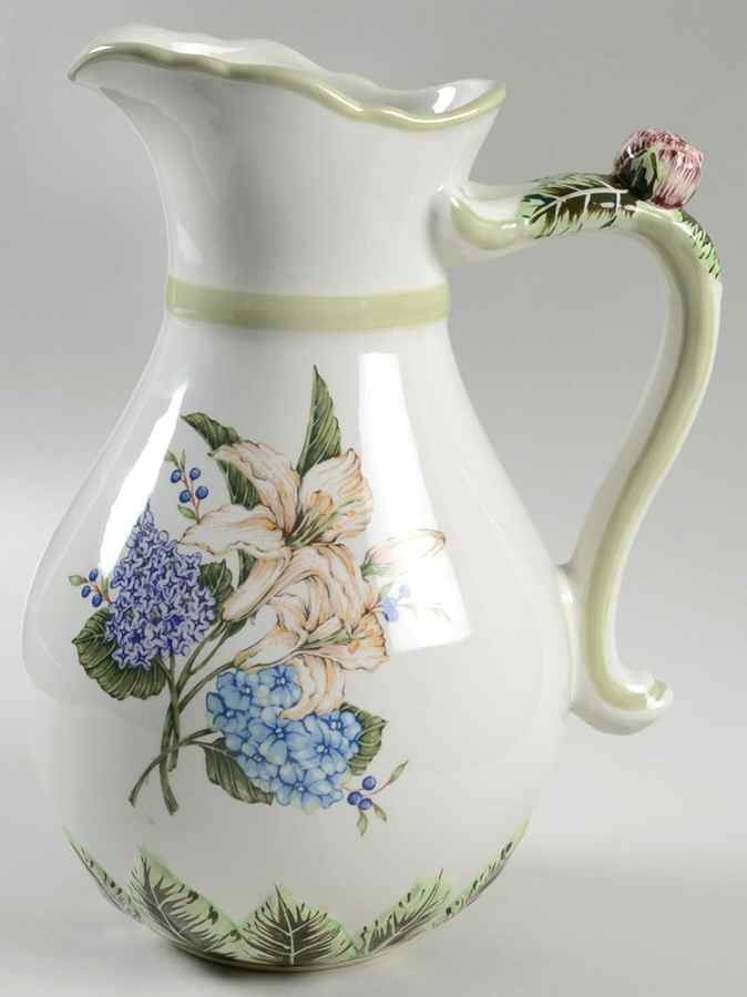 Vintage Garden 110 Oz Pitcher  (For Bowl Set) by Princess House-1