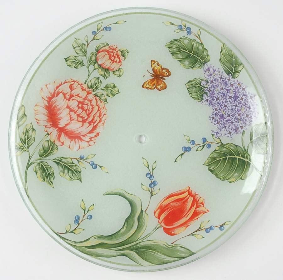 Vintage Garden Top Tray for 2 Tiered Serving Tray by Princess House-1