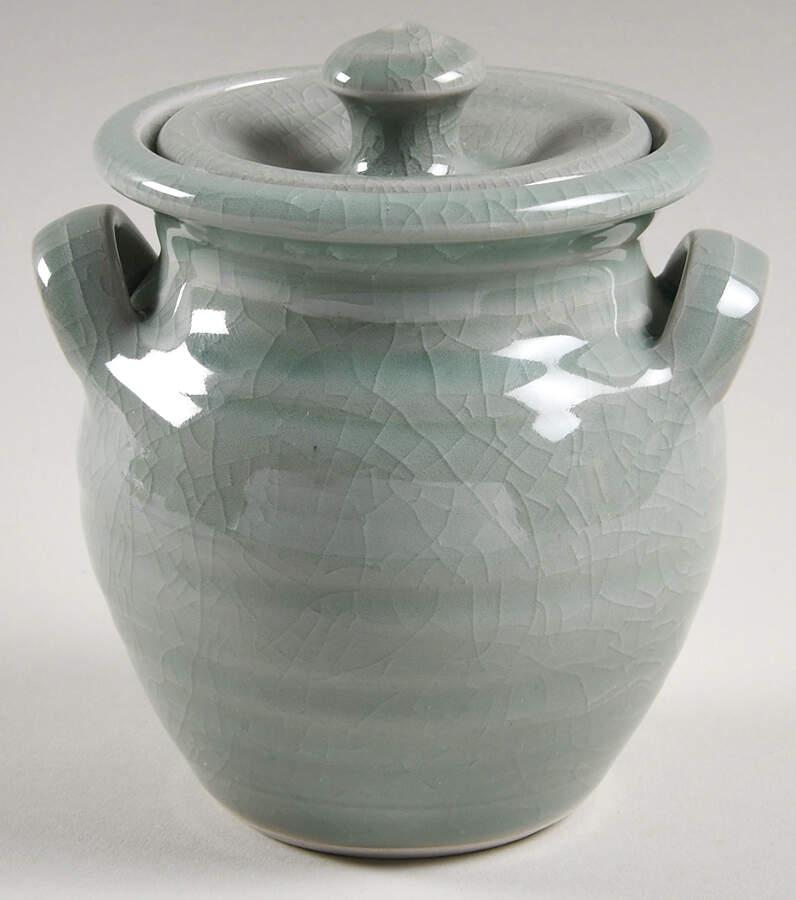 Belmont Sugar Bowl & Lid by Simon Pearce-1