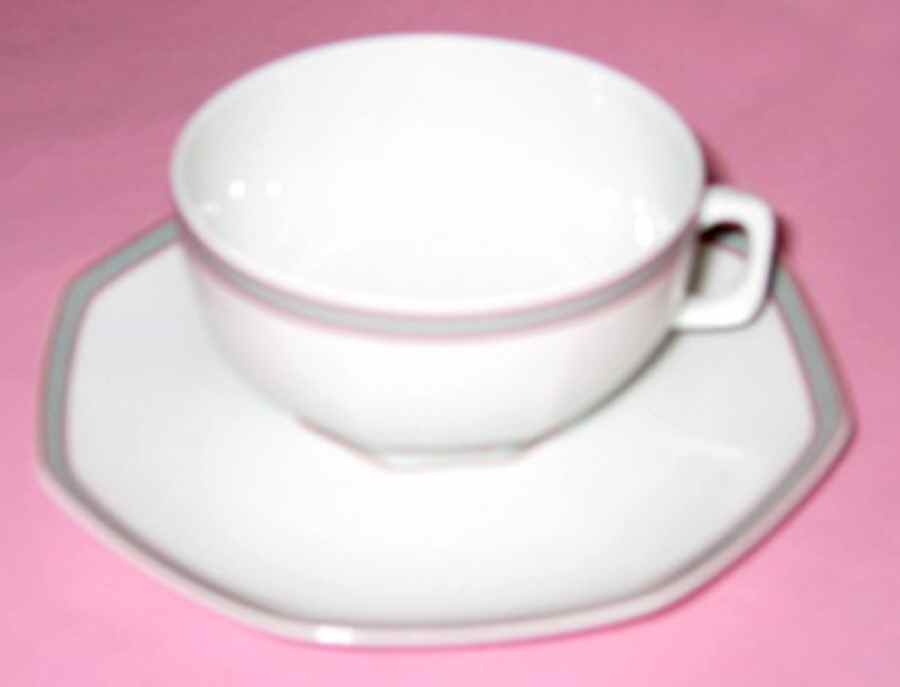 PLG14 Flat Cup & Saucer Set by Porcelaine Lafarge-1
