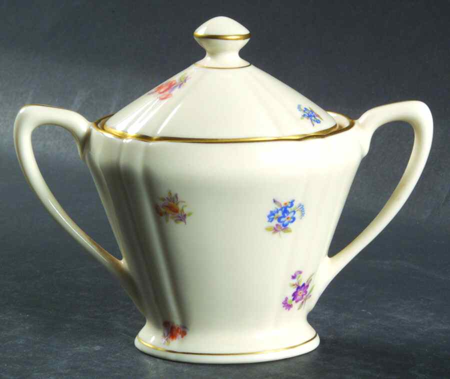 598-75 Sugar Bowl & Lid by Pickard-1