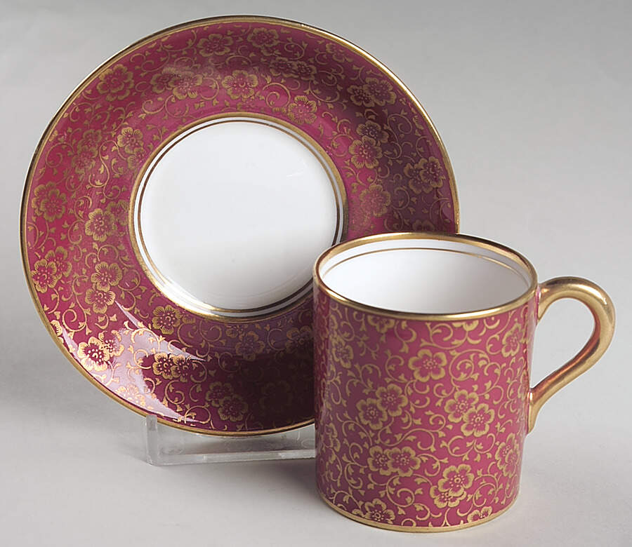 A435-5 Flat Demitasse Cup & Saucer Set by Paragon-1