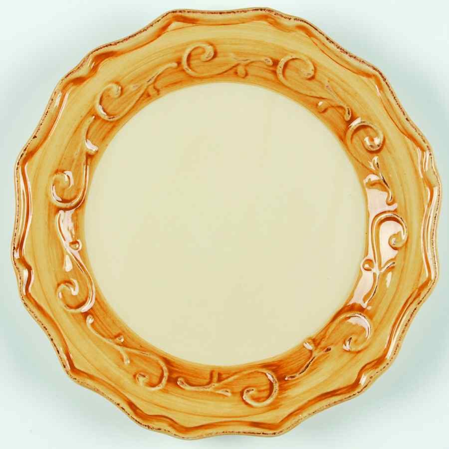 Gemma Baroque Honey Salad Plate by Pier 1-1