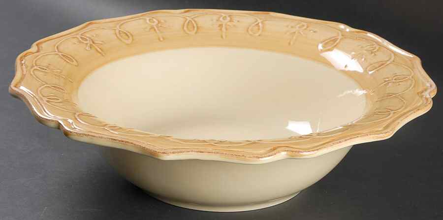 Gemma Baroque Honey 13" Pasta Serving Bowl by Pier 1-1