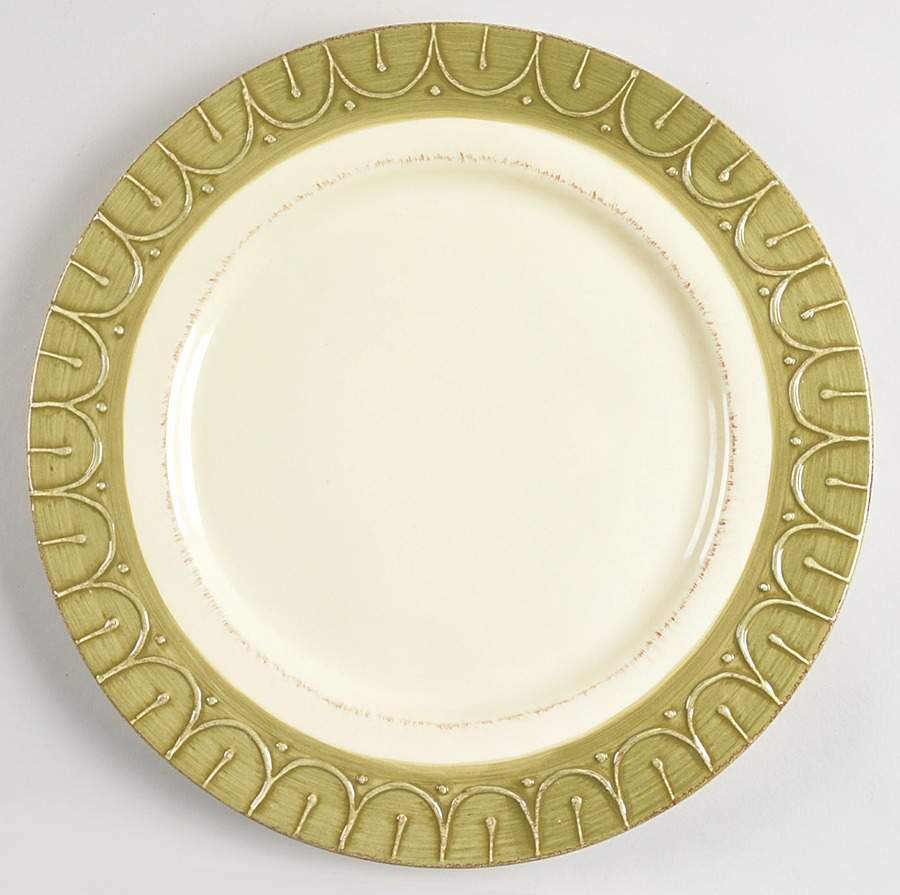 Gemma Baroque Mosstone 14" Chop Plate (Round Platter) by Pier 1-1