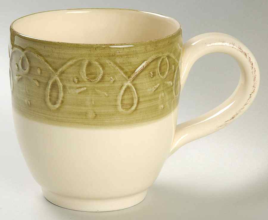 Gemma Baroque Mosstone Mug by Pier 1-1