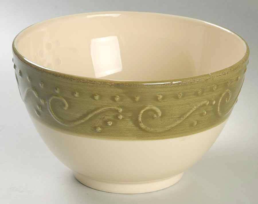 Gemma Baroque Mosstone Soup/Cereal Bowl by Pier 1-1
