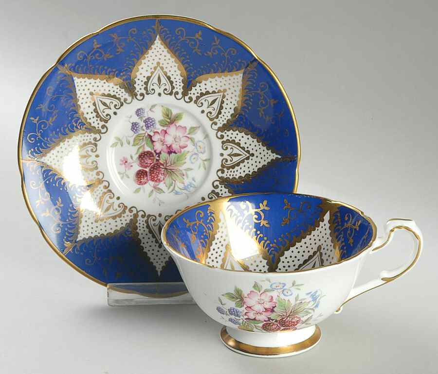 F144 Footed Cup & Saucer Set by Paragon-1