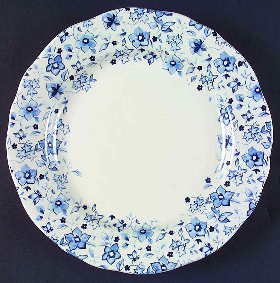 Blue Meadow (Scalloped) Dinner Plate by Pfaltzgraff-1