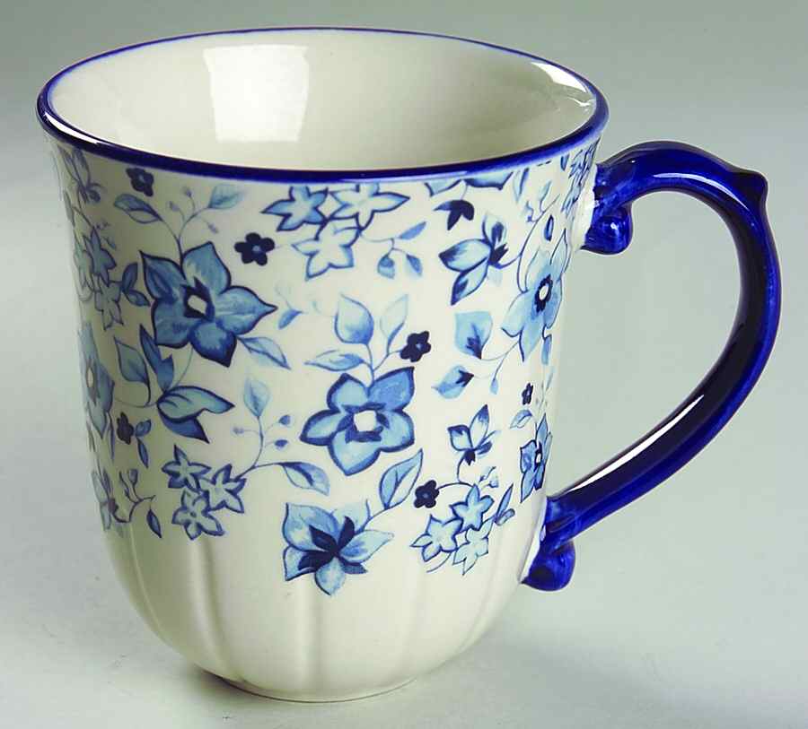 Blue Meadow (Scalloped) Mug by Pfaltzgraff-1
