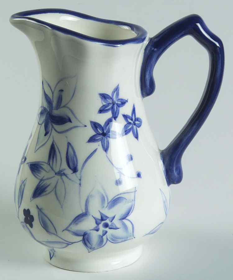 Blue Meadow (Scalloped) Creamer by Pfaltzgraff-1