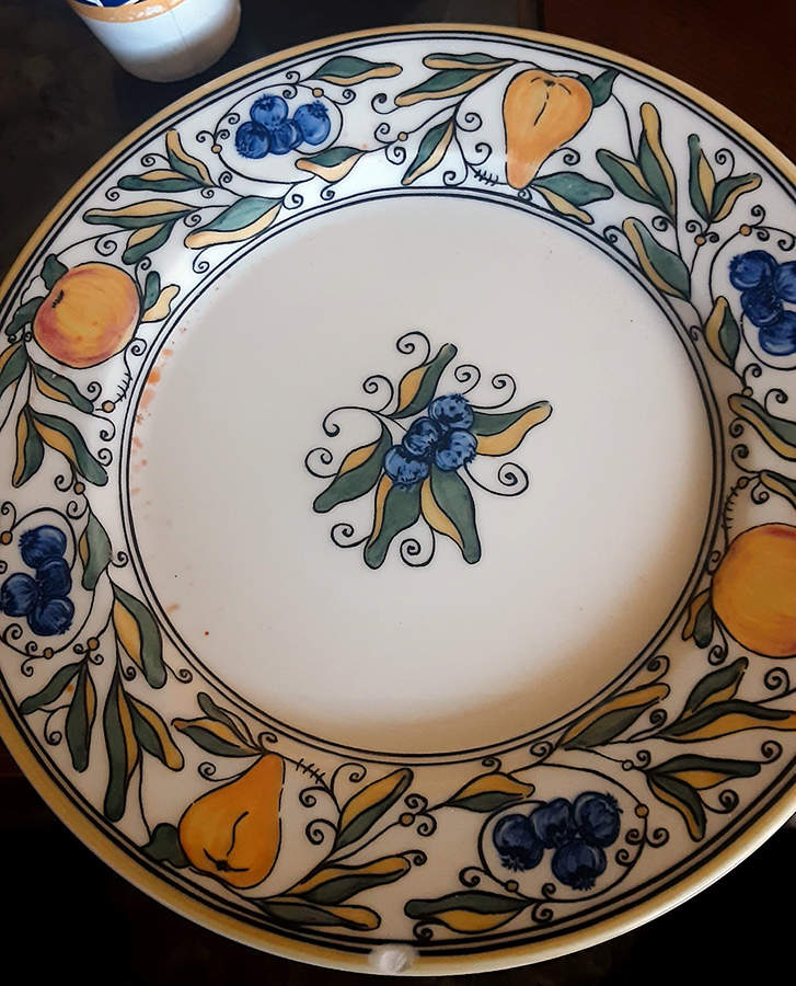 Perugia Frutta 12" Chop Plate (Round Platter) by Portugal-1