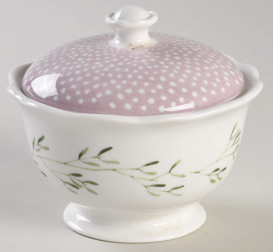 A Fine Romance Sugar Bowl & Lid by Portmeirion-1