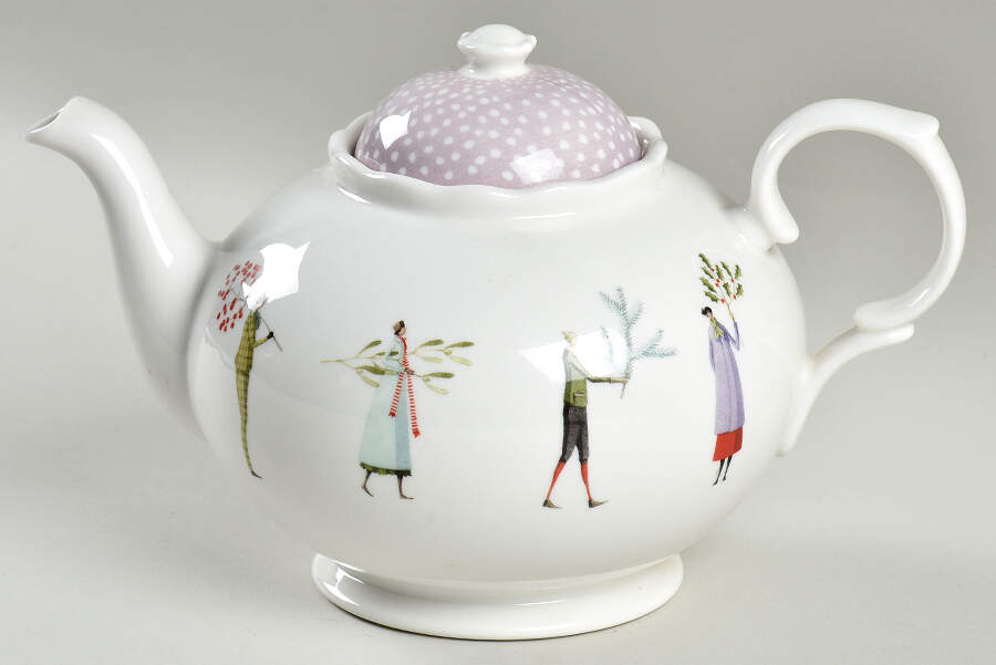 A Fine Romance Teapot & Lid by Portmeirion-1