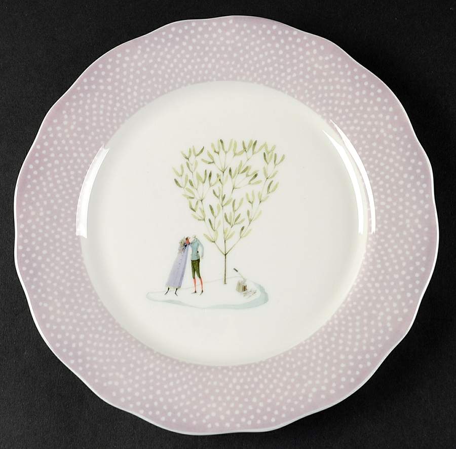 A Fine Romance Salad Plate by Portmeirion-1