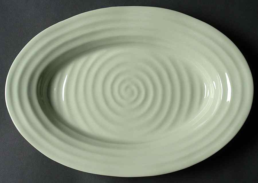 Sophie Conran Sage 12" Oval Serving Platter by Portmeirion-1
