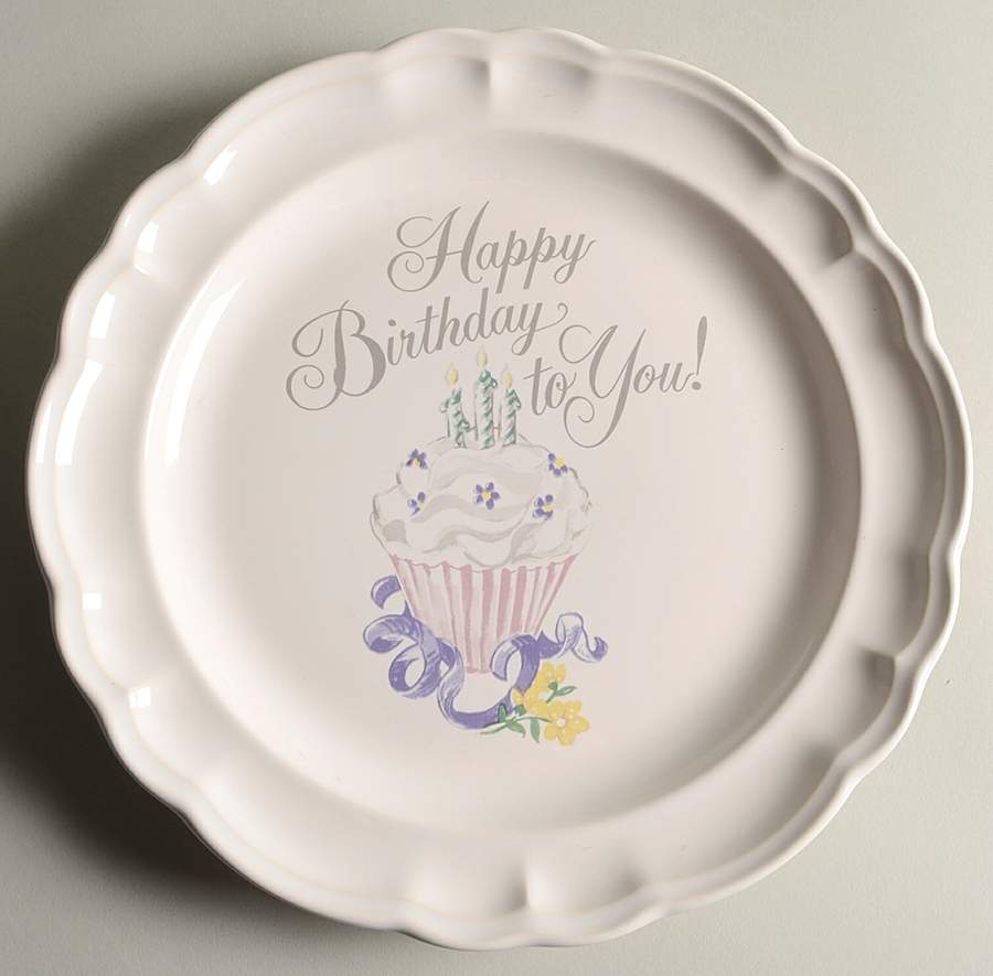 PFA69 "Happy Birthday" Dinner Plate by Pfaltzgraff-1