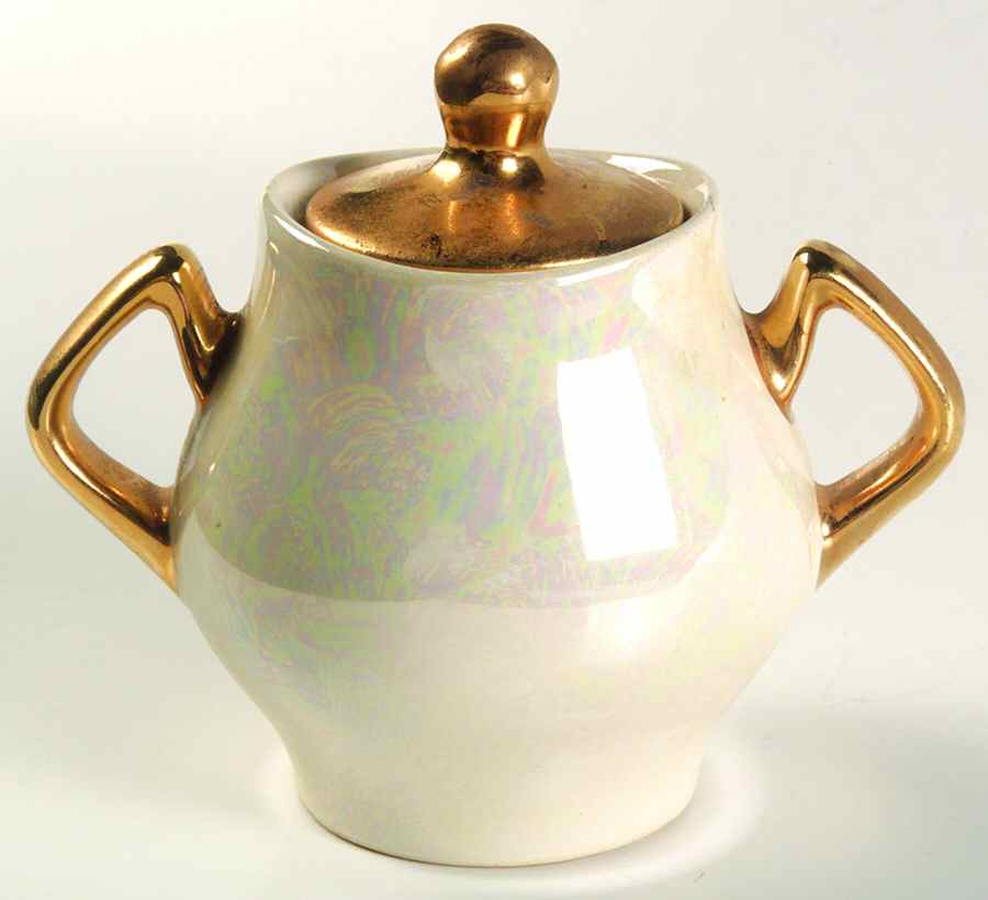 PEA10 Sugar Bowl & Lid by Pearl China -1