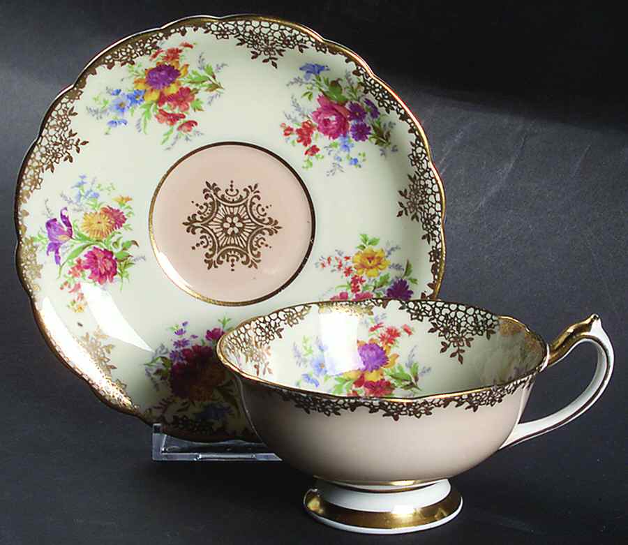 C3903-5 Footed Cup & Saucer Set by Paragon-1