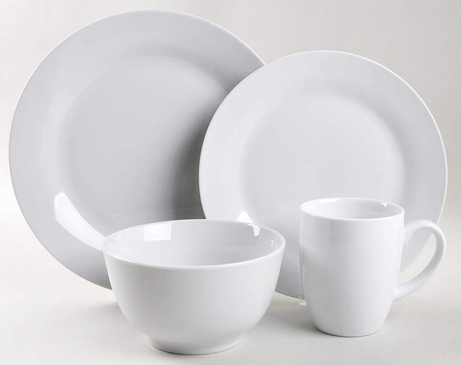 Caterer's Dinnerware 4 Piece Place Setting by Pottery Barn China-1