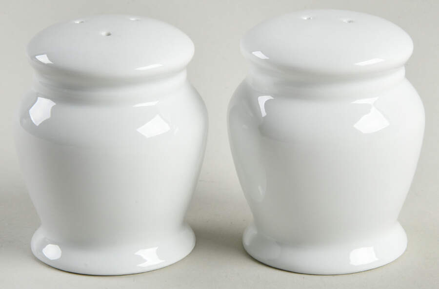 Caterer's Dinnerware Salt & Pepper Set by Pottery Barn China-1