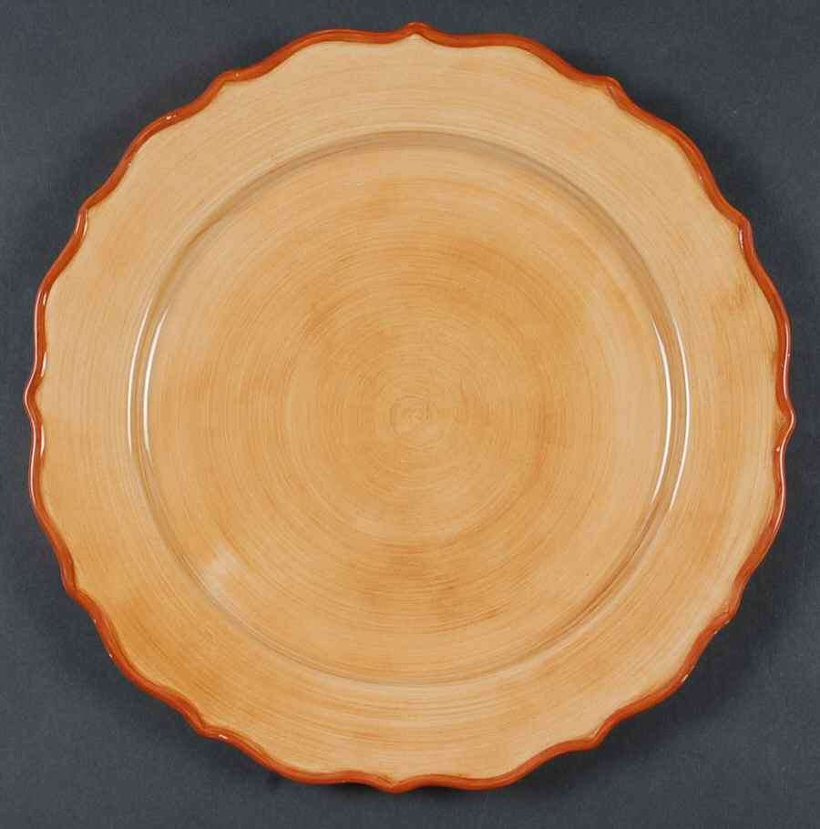 Duet (Honey Terra Cotta) Dinner Plate by Portmeirion-1