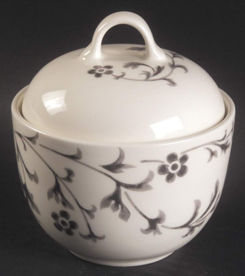 Avenue Parisienne Sugar Bowl & Lid by Pfaltzgraff-1