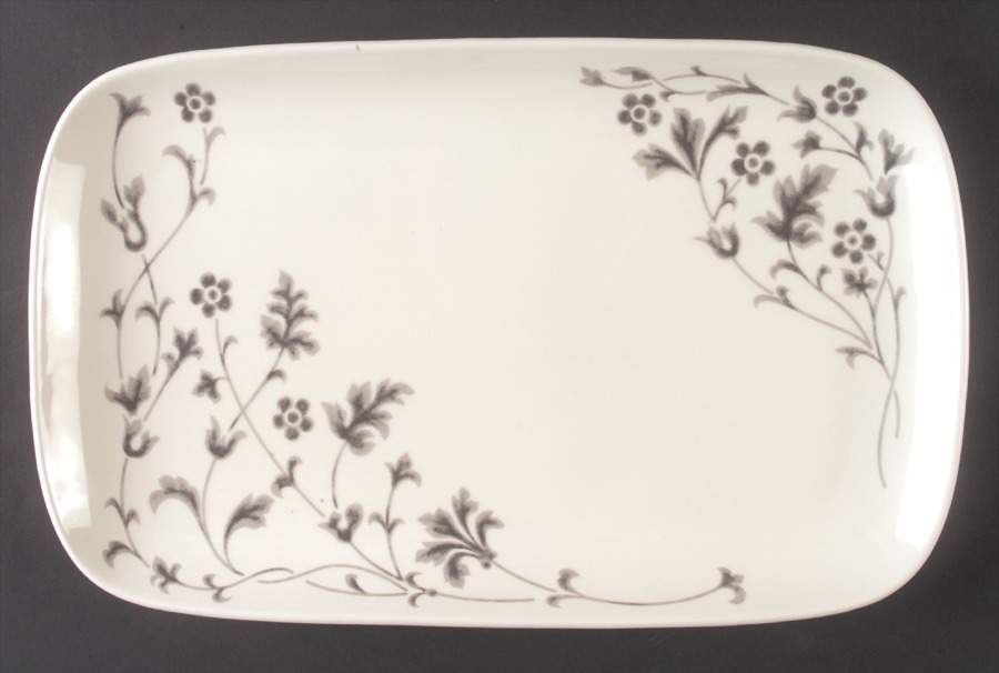 Avenue Parisienne 15" Rectangular Serving Platter by Pfaltzgraff-1