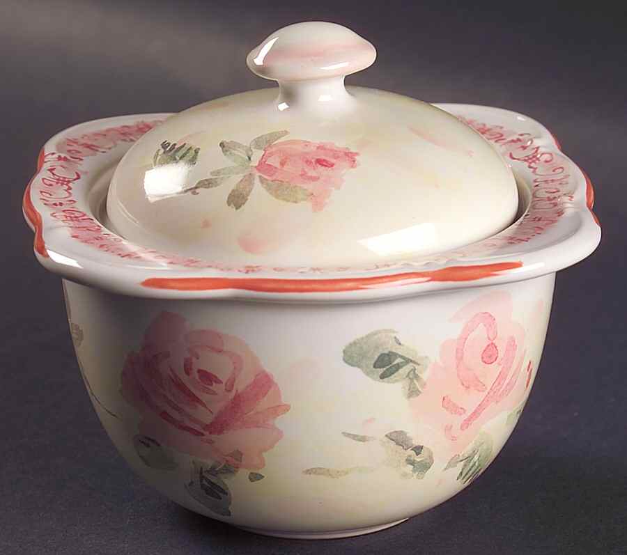 Victoria Park Sugar Bowl & Lid by Pfaltzgraff-1