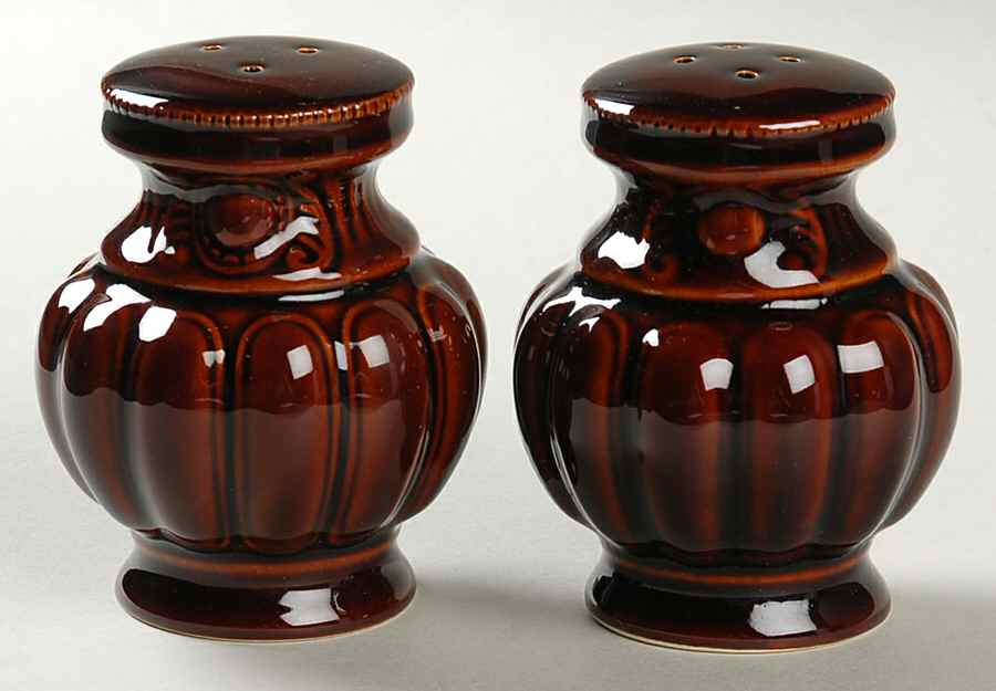 Palladium Chestnut Salt & Pepper Set by Pfaltzgraff-1