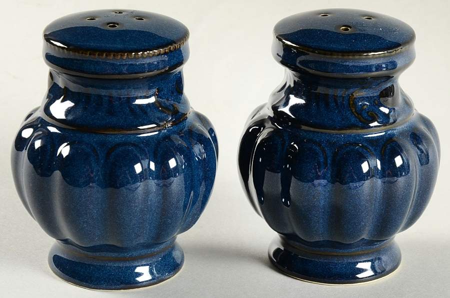 Palladium Blue Salt & Pepper Set by Pfaltzgraff-1